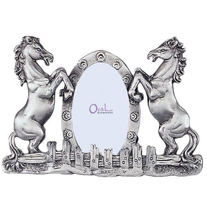 Twin Horses Picture Frame, 2" x 3"