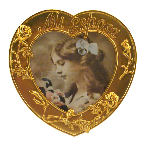 Mi Esposa Picture Frame, Gold, 4.25