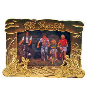 Mi Familia Picture Frame, Gold, 3.5" x 5"