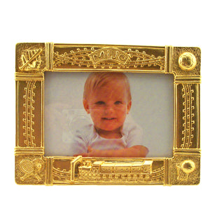 Mijo Picture Frame, Gold, 3.5" x 5"