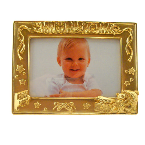 Mija Picture Frame, Gold, 3.5