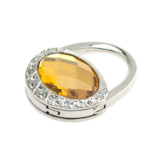 Yellow Diamond Purse Hanger