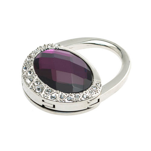 Purple Diamond Purse Hanger