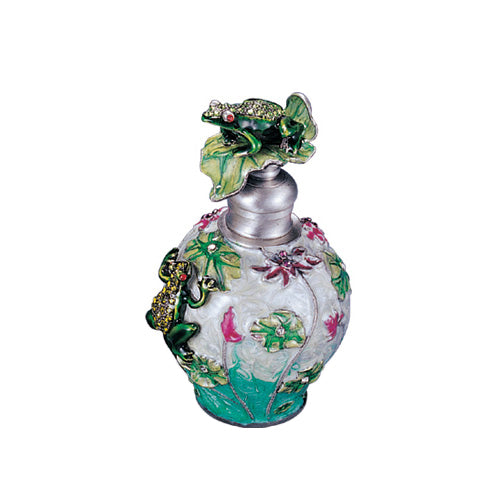 Frogs & Flowers Perfume Bottle