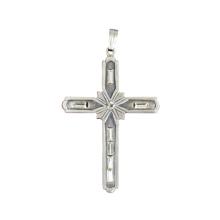 Cross with Jewels Necklace Pendant