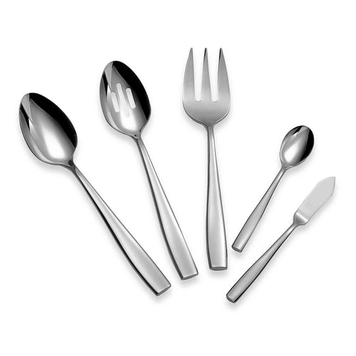 Supreme Stainless Steel 5-Piece Placid Hostess Serving Set