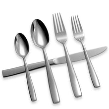 Load image into Gallery viewer, Supreme Stainless Steel 5-Piece Placid Flatware Set