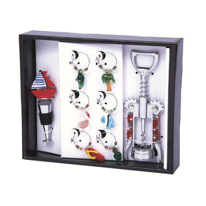 Primeware 8-Piece Set Sail Wine Bling Set
