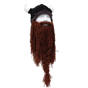 Beard Head Barbarian Pillager, Brown