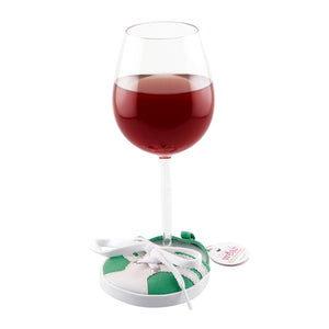 Drinkwear 2-Piece Tennis Shoe Coaster, Purple