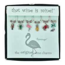 Load image into Gallery viewer, Wine Things 6-Piece Life&#39;s a Beach! Wine Charms, Painted