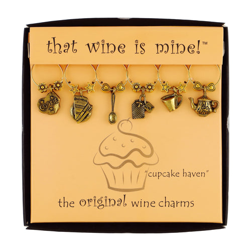 Wine Things 6-Piece Teatime Wine Charms
