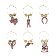 Load image into Gallery viewer, Wine Things 6-Piece Texas Wine Charms