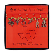 Load image into Gallery viewer, Wine Things 6-Piece Texas Wine Charms